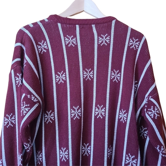 Celebrity Club vintage MEDIUM knit sweater 1980s grandpacore farmhousecore retro - Picture 8 of 8